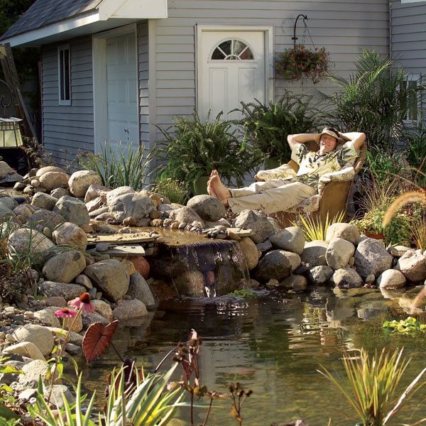 Build a Backyard Pond and Waterfall | The Family Handyman