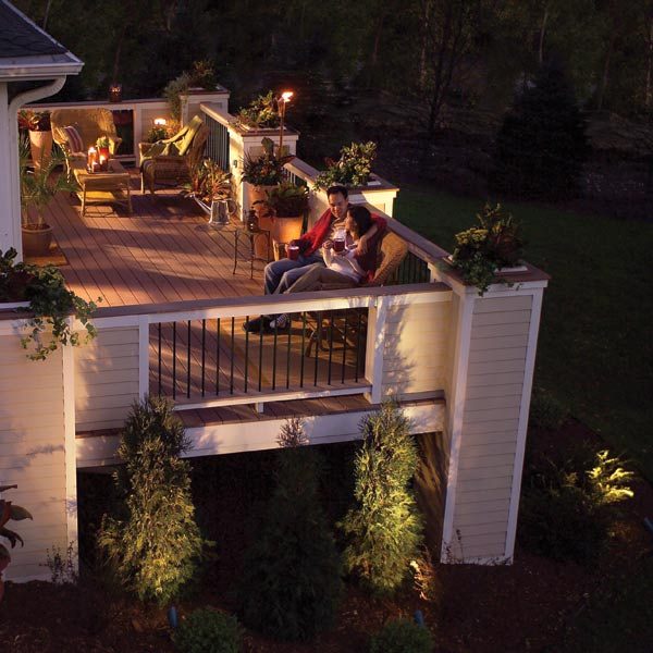 Illuminate Your Deck With Low-Voltage Light Fixtures | The Family Handyman