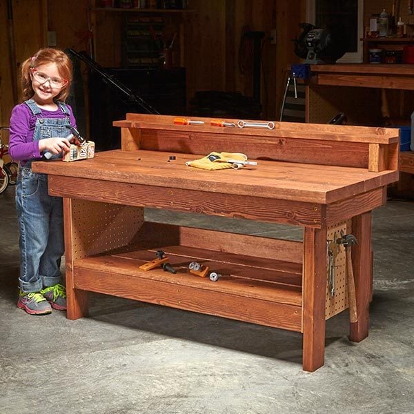 Mini Classic DIY Workbench for Kids | The Family Handyman