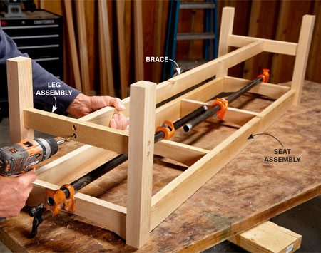 How to Build a Garden Bench The Family Handyman