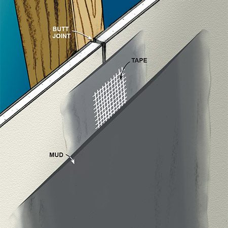 Drywall Butt Joints 7