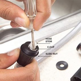 How to Fix a Leaking Sink Sprayer | The Family Handyman
