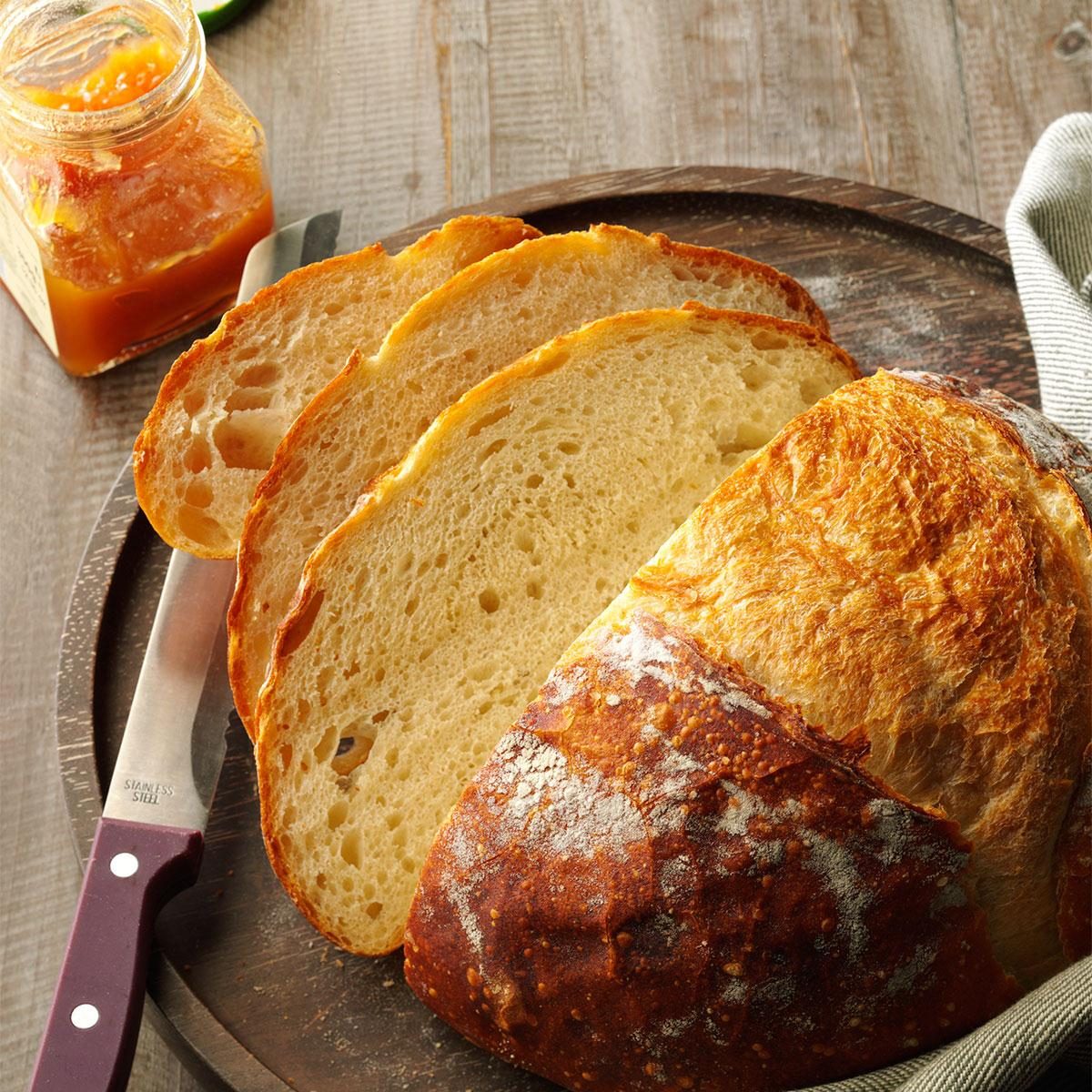 Crusty Homemade Bread Recipe | Taste of Home
