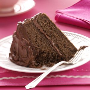 Devil's Food Cake with Chocolate Fudge Frosting