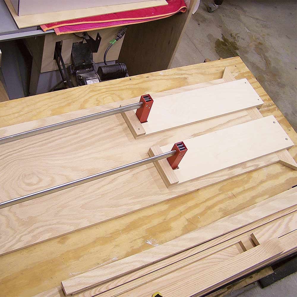 A pair of homemade clamp extensions | Construction Pro Tips