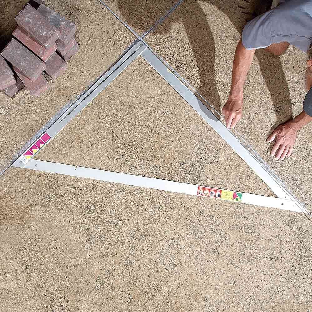 A triangle made for creating simple layouts | Construction Pro Tips