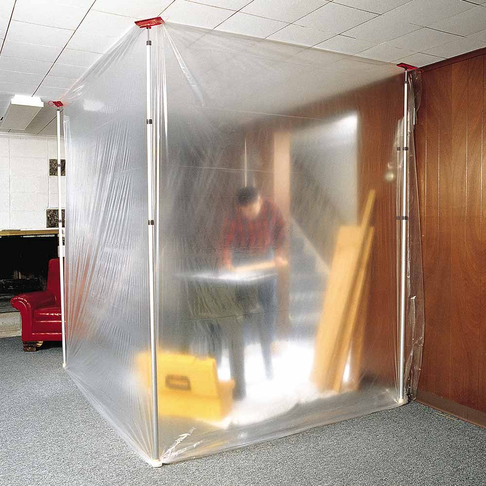 An isolation chamber made from poly and clamps | Construction Pro Tips