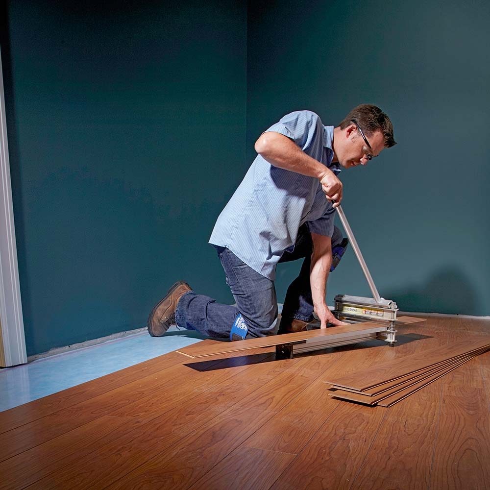 Installing Laminate Flooring, How To Lay Laminate Flooring Against A Wall