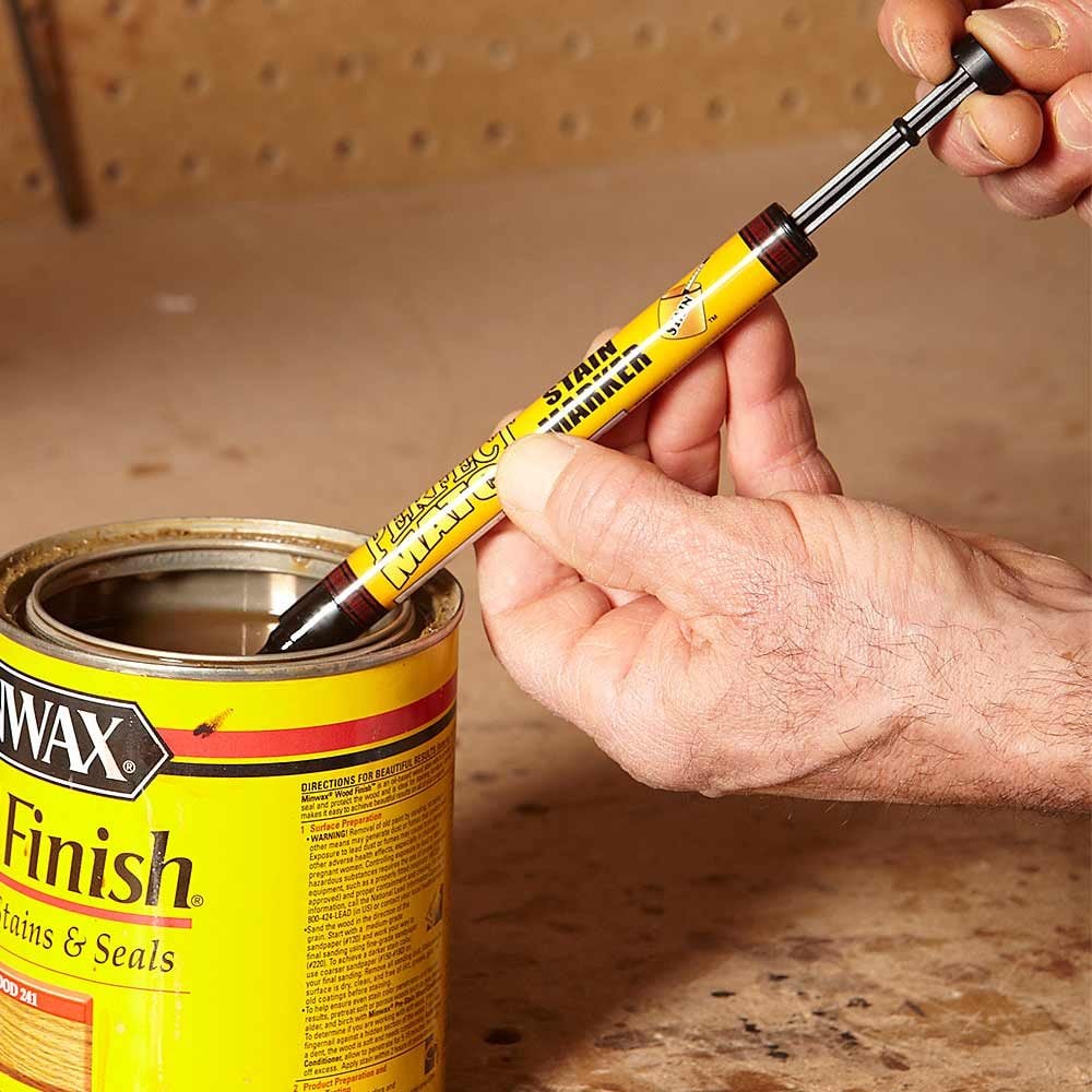 Setting up a perfect match stain marker | Construction Pro Tips