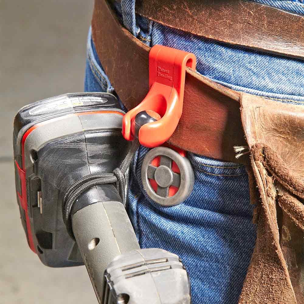 Belt attachment for hanging tools at the ready | Construction Pro Tips