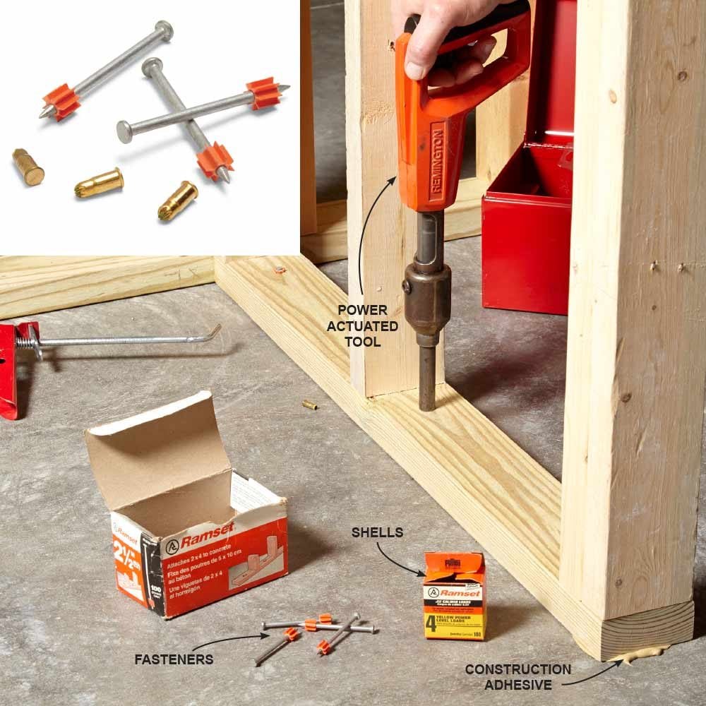 Fastening plates with a power-actuated tool | Construction Pro Tips