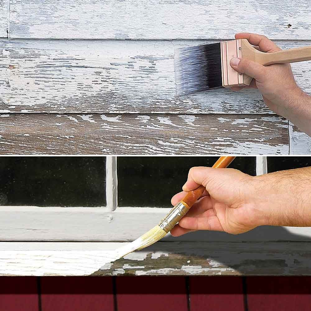 Painting over old paint to stop peeling | Construction Pro Tips