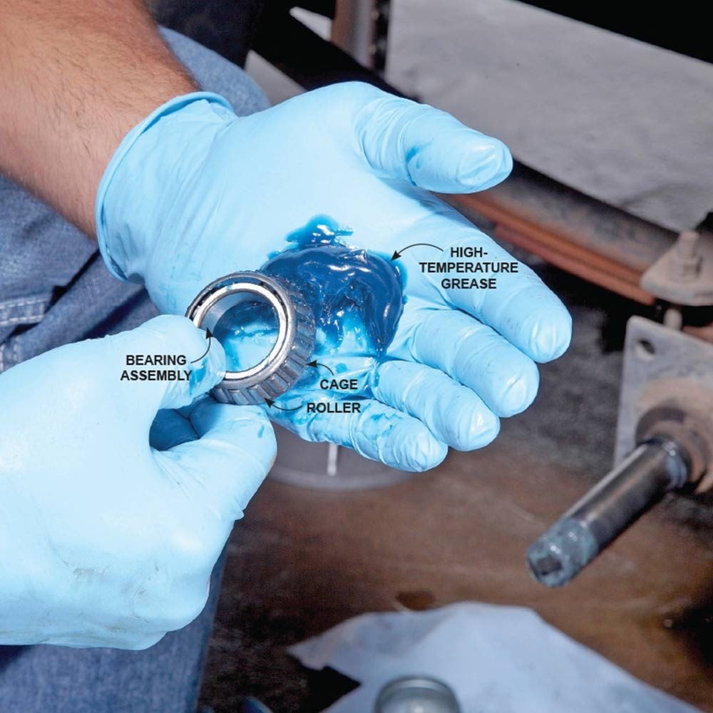 Greasing Bearings With High-Temperature Grease | Construction Pro Tips