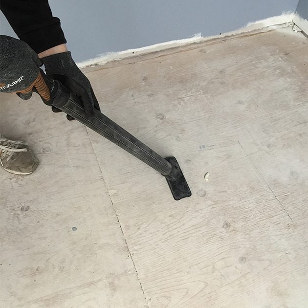 Cleaning the floor before pouring self-leveler | Construction Pro Tips