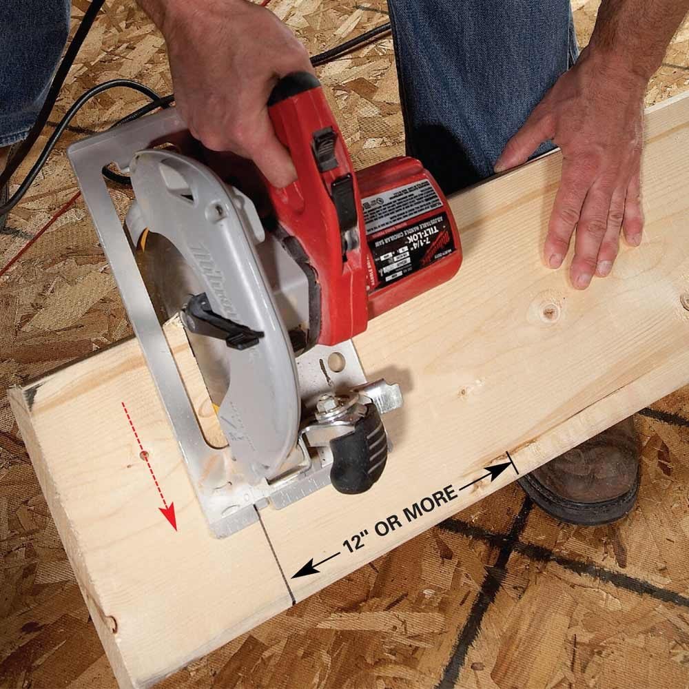 Cut heavy boards | Construction Pro Tips