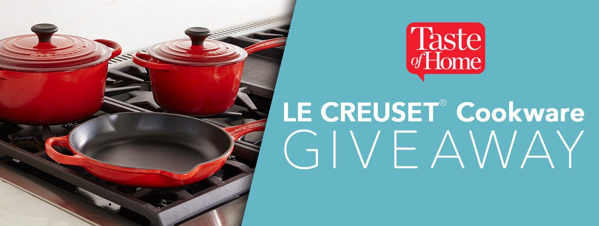 Taste of Home Le Creuset 5-Piece Signature Cookware Giveaway