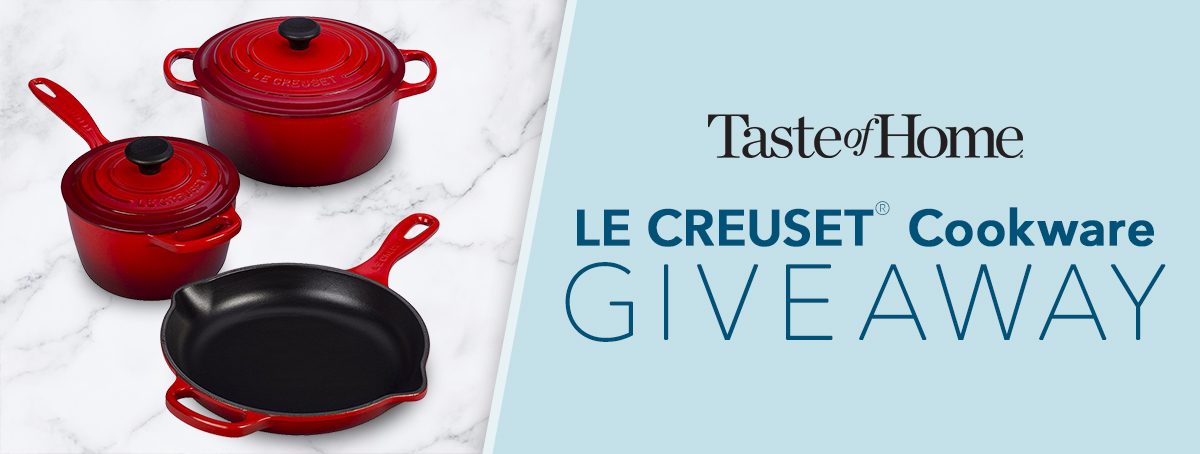 Taste of Home Le Creuset 5-Piece Signature Cookware Giveaway