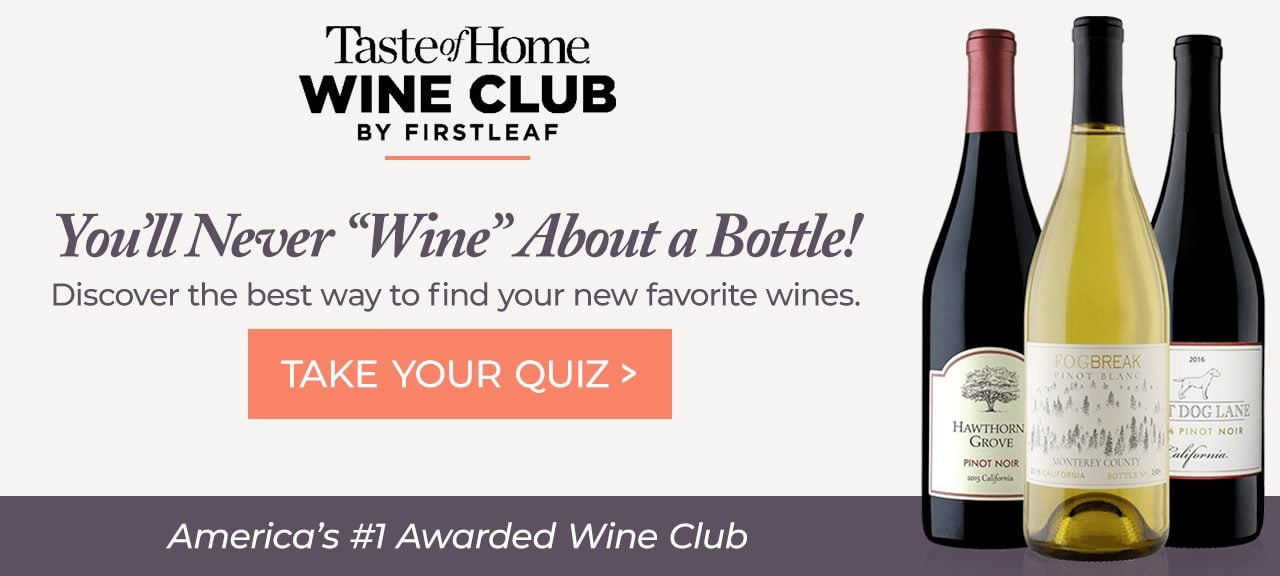 Take the Firstleaf wine quiz 