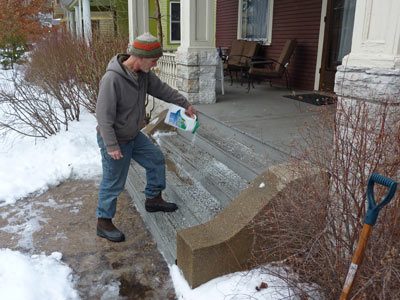 Salt your steps before the ice storm hits