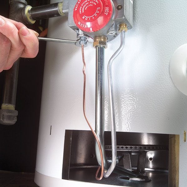 How to Replace a Water Heater Thermocouple | The Family ... ge electric water heater wiring 