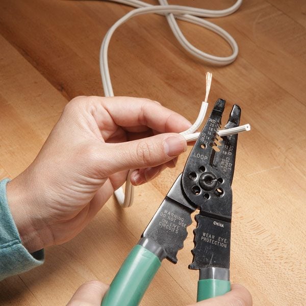 Fix a Lamp Cord | The Family Handyman telephone wiring installation tools 