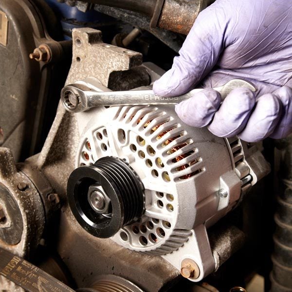 How to Replace an Alternator | The Family Handyman 1991 bmw 318i engine diagram 