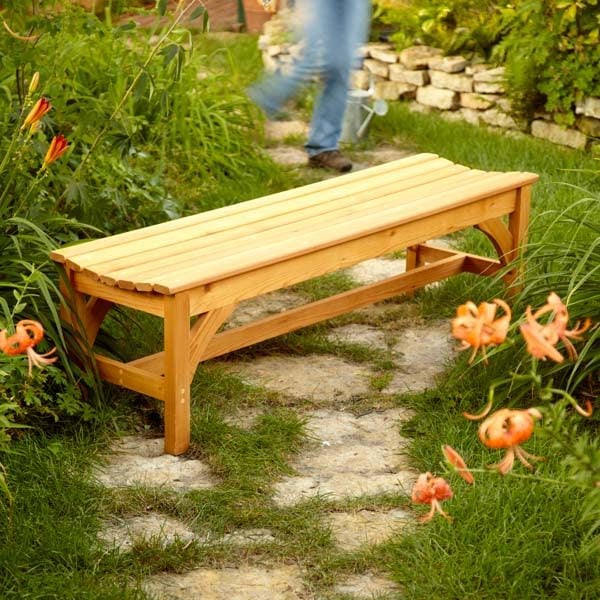 how to build a garden bench | the family handyman