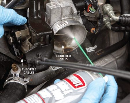 Cleaning a Throttle Body | The Family Handyman accelerator pedal wiring diagram volvo 