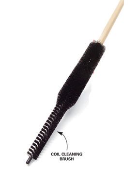 Coil brushes are sold at appliance stores and home centers.