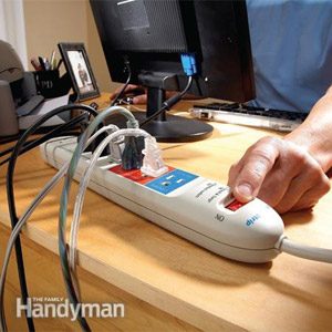 Using power strips to cut energy consumption