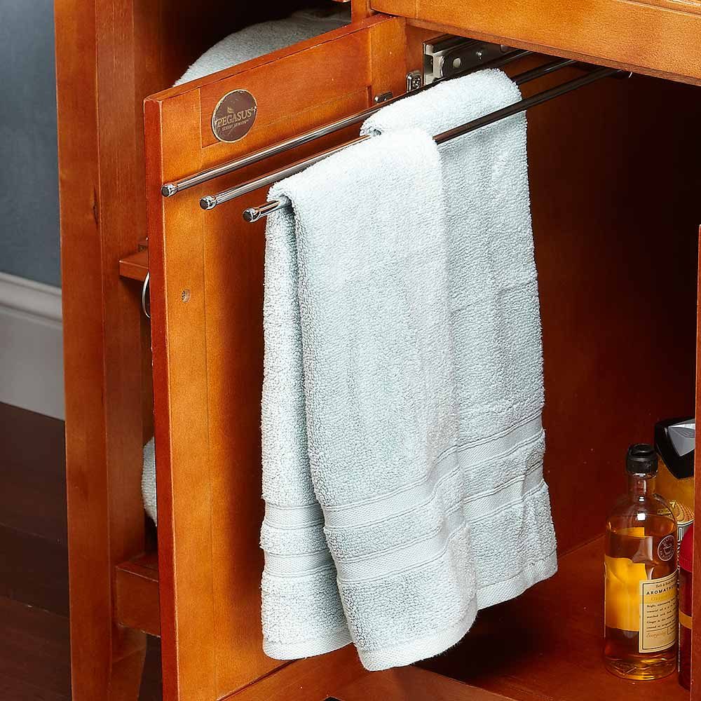 Pullout Towel Rack