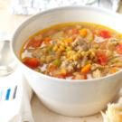 Chunky Sausage Lentil Soup Recipe | Taste of Home