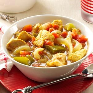 Sweet 'n' Sour Curry Chicken Recipe | Taste of Home